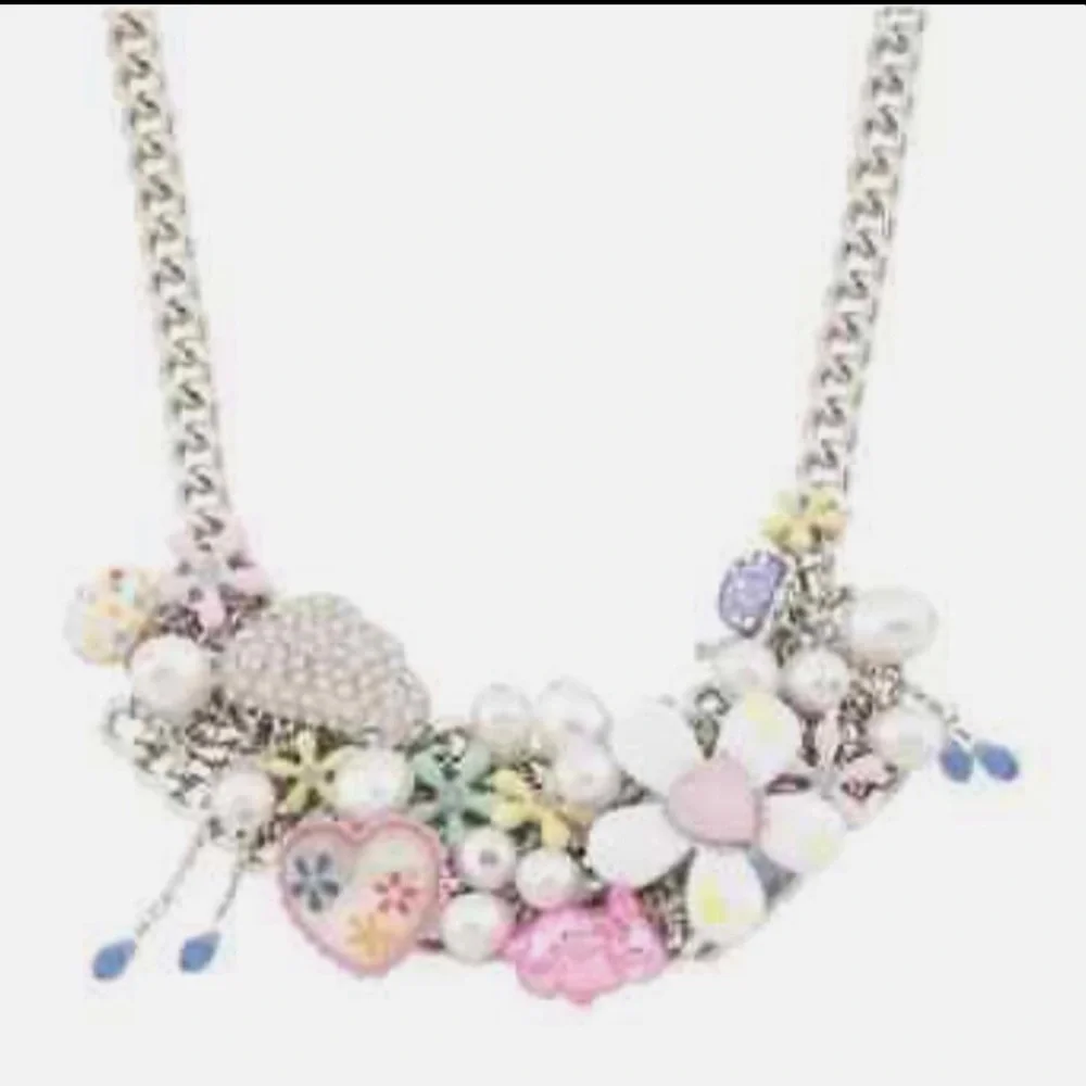 BETSEY JOHNSON Easter Hop To It Spring 2025 Revival Statement Necklace NEW NWT